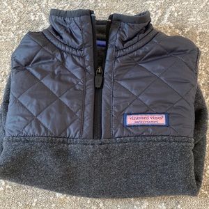 Boys Vineyard Vines half zip. Like new!